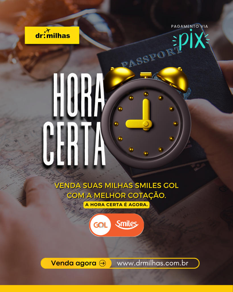 Venda Milhas Smiles GOL com Pagamento por Pix | Dr. Milhas
