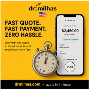 Sell U.S. Airline Miles & Credit Card Points with a Trusted Specialized Broker